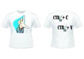 Camiseta "Ctrl+C Ctrl+V" TAM. P, M & G