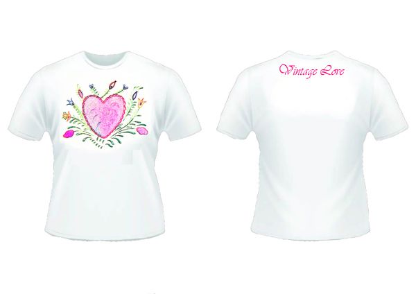 Camiseta Vintage Love TAM. GG & XGG