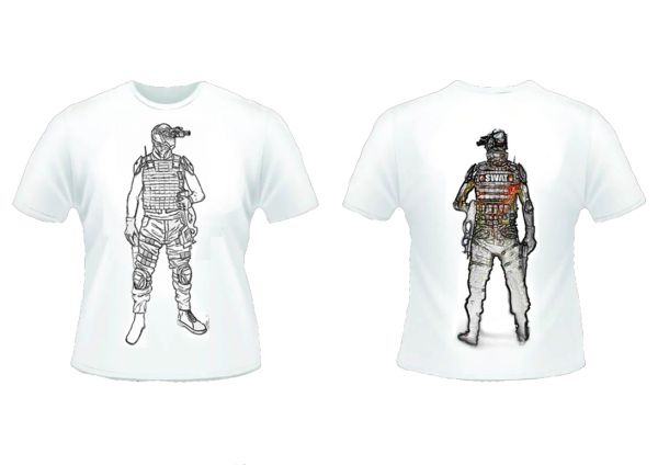 Camiseta SWAT Tam. P, M, & G